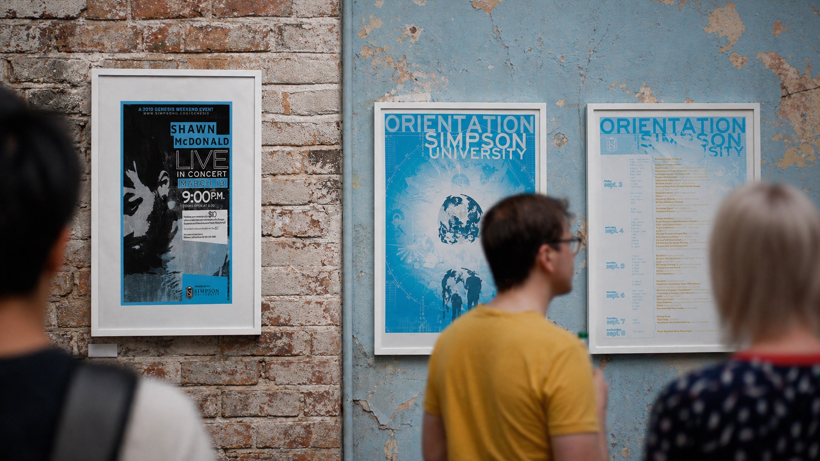 Simpson University posters